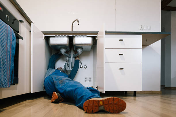 Professional Drain Cleaning technician working in Westwood, KS